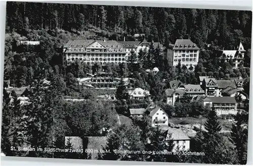 St Blasien Sanatorium Kurhaus Dr Jochmann *