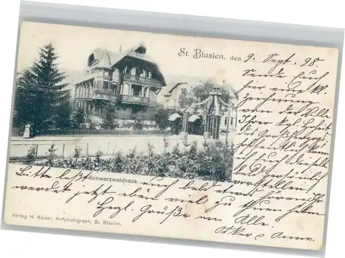 St Blasien Schwarzwaldhaus x