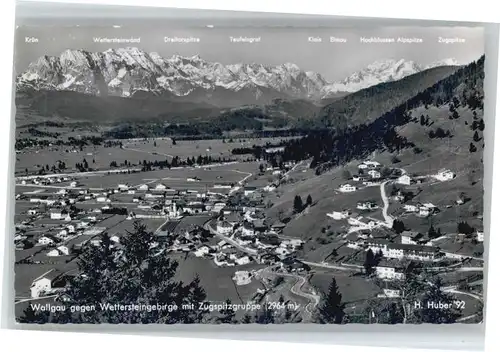 Wallgau Wettersteingebirge Zugspitzengruppe *