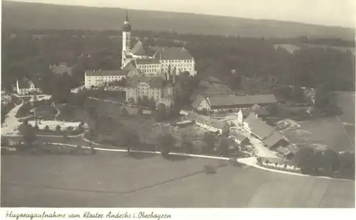 Andechs Fliegeraufnahme Kloster Andechs *