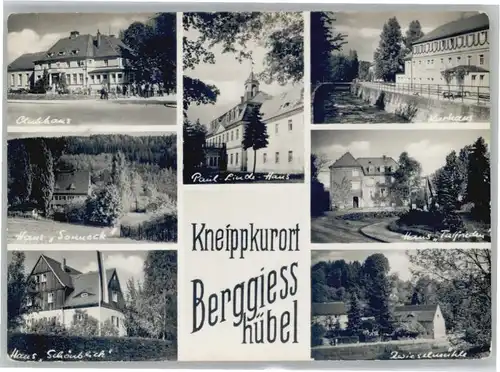 Bad Gottleuba-Berggiesshuebel Haus Sonneck Kurhaus Haus Talfrieden Zwieselmuehle Haus Schoenblick x