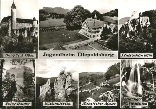 Weilheim Jugendheim Diepolsburg Burg Teck Wielandstein Neidlinger Wasserfall *