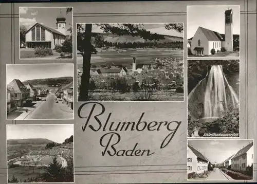 Blumberg Baden Blumberg Schleifbachwasserfall * / Blumberg /Schwarzwald-Baar-Kreis LKR