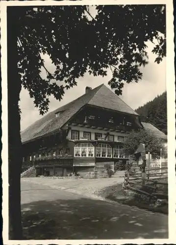 Menzenschwand Gasthaus zum Hirschen *