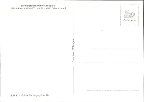 Haeusern Schwarzwald  *