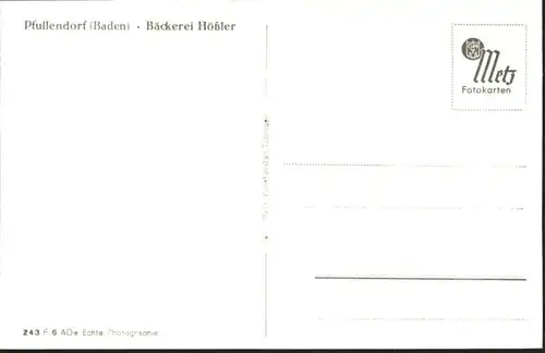 Pfullendorf Baeckerei Hoeßler *