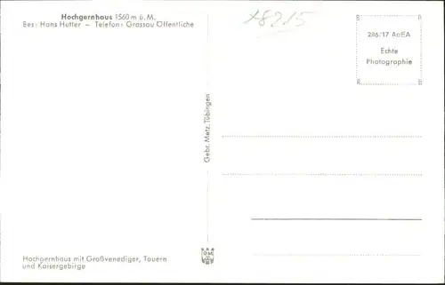 Marquartstein Hochgernhaus    *