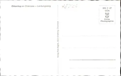 Chieming Chiemsee Chieming Landungssteg * / Chieming /Traunstein LKR