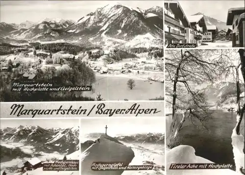Marquartstein Hochplatte Geigelstein Tiroler Ache Hochgerngipfel *