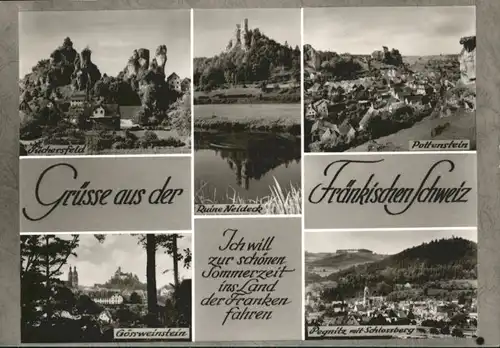 Pegnitz Tuechersfeld Goessweinstein Schlossberg *