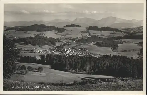 Weiler-Simmerberg Weiler Allgaeu Hochgrat Rindalphorn Guendles-Kopf Buralpkopf * / Weiler-Simmerberg /Lindau LKR