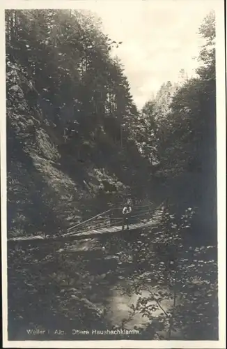 Weiler-Simmerberg Weiler Allgaeu Obere Hausbachklamm * / Weiler-Simmerberg /Lindau LKR