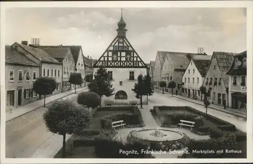 Pegnitz Marktplatz Rathaus Fraenkische Schweiz *