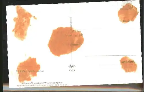 Menzenschwand Êrholungsheim Oberer Wasserfall *