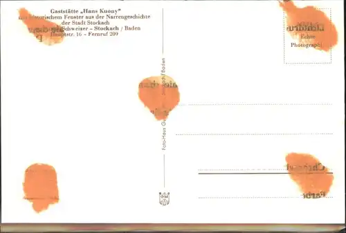 Stockach Gaststaette Hans Kuony *