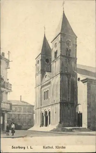 ww65921 Saarburg Saar Saarburg Lothringen Kath. Kirche * Kategorie. Saarburg Alte Ansichtskarten