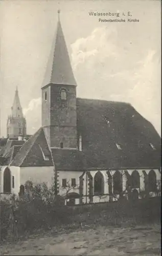Weissenburg Elsass Protestantische Kirche *