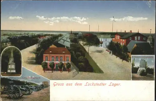 Lockstedt Geschuetzpark Lager Armeecorpsstein *