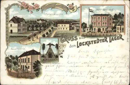 Lockstedt Lager Bismarck-Denkmal Hauptwache Hotel Kaiserhof x