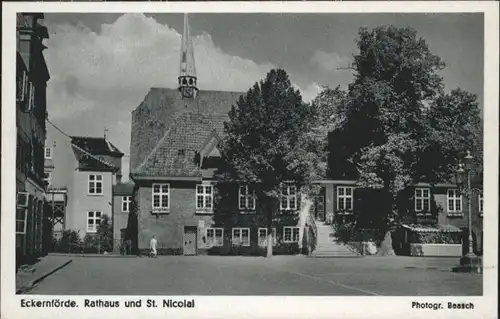 Eckernfoerde Rathaus St. Nicolai *