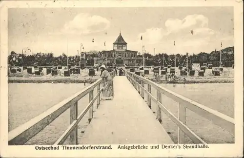 Timmendorfer Strand Anlegebruecke Denkers Strandhalle x