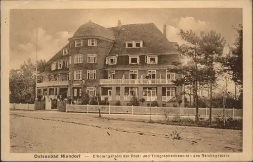 Niendorf Timmendorfer Strand Erholungsheim Postbeamte Telegrafenbeamten x