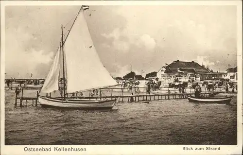 Kellenhusen Ostsee Segelboot x