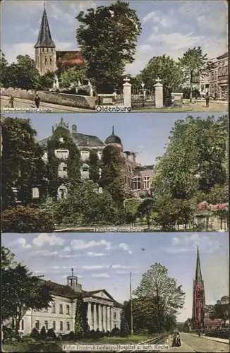 Oldenburg Niedersachsen Oldenburg Oldenburg Gertrudenfriedhof Elisabeth-Anna-Palais Peter Friedrich Ludwigs-Hospital Kirche x / Oldenburg (Oldenburg) /Oldenburg  Stadtkreis