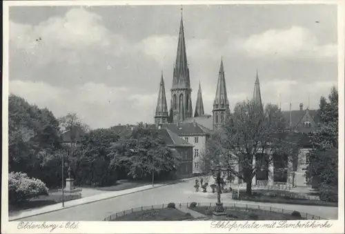 Oldenburg Niedersachsen Oldenburg Oldenburg Schlossplatz Lambertikirche * / Oldenburg (Oldenburg) /Oldenburg  Stadtkreis