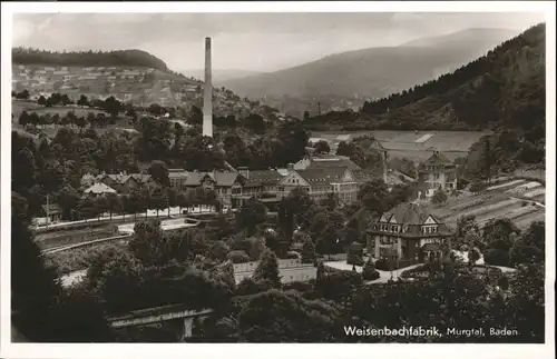 Weisenbach Murgtal Weisenbach Fabrik * / Weisenbach /Rastatt LKR