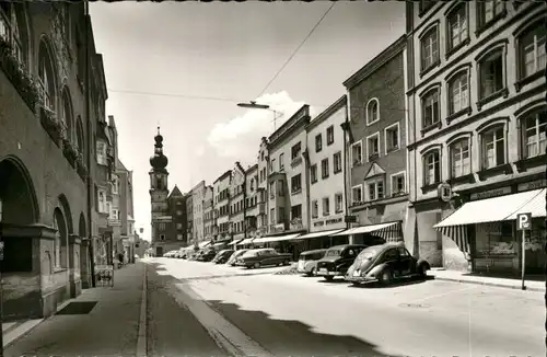 Trostberg Oberbayern Hauptstrasse VW Kaefer *