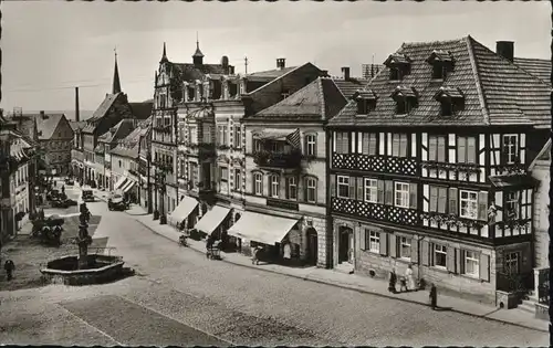 Kronach Oberfranken Marktstrasse *
