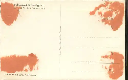 Schweigmatt Schwarzwald Pension Buehler *