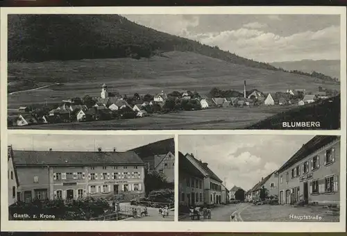 Blumberg Baden Blumberg Schwarzwald Gasthaus zur Krone Hauptstrasse * / Blumberg /Schwarzwald-Baar-Kreis LKR