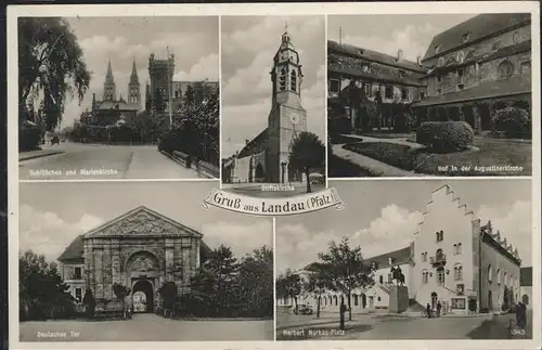 Landau Pfalz Augustiner Kirche Deutsches Tor Norbert Markus Platz Marien Kirche 