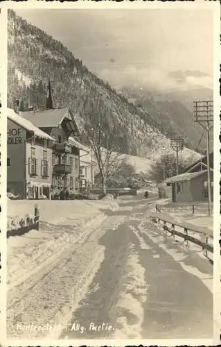 Hinterstein Bad Hindelang Winter / Bad Hindelang /Oberallgaeu LKR