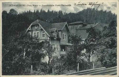 Schwarzburg Fremdenheim Franz Macheleidt