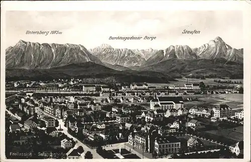 Freilassing Staufen
Untersberg
Berchtesgadener Berge