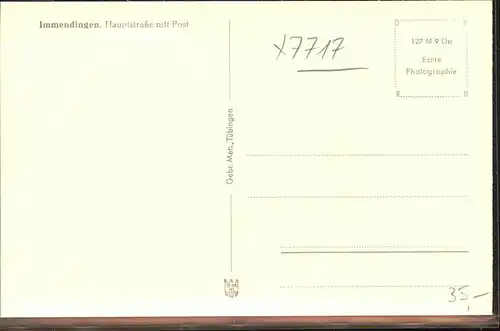 Immendingen Hauptstrasse
Post