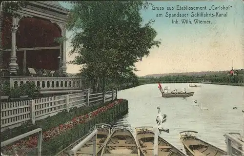 Spandau Etablissement Carlshof
Schiffahrts-Kanal