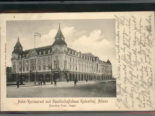 Altona Hamburg Hotel Restaurant Gesellschaftshaus Kaiserhof