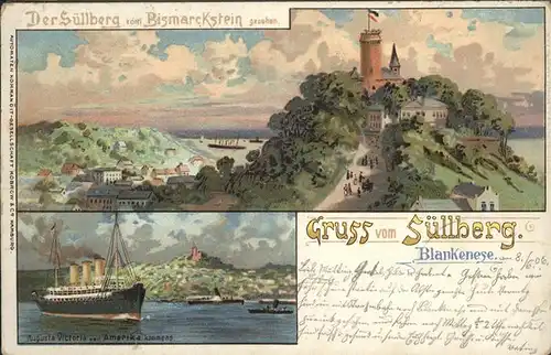 Blankenese Suellberg Schiff Augusta Victoria