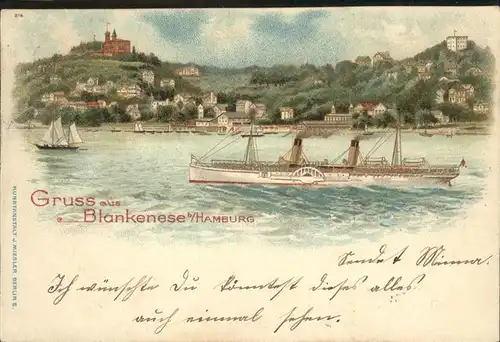 Blankenese Schiff