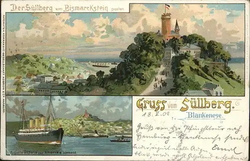 Blankenese Suellberg Schiff 