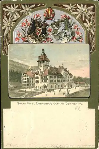 Semmering Grand Hotel  Erzherzog Johann