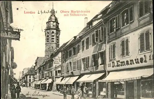 Landau Pfalz Obere Marktstrasse Stifts Kirche 
