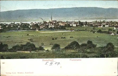 Radolfzell Panorama Bodensee Reliefkarte