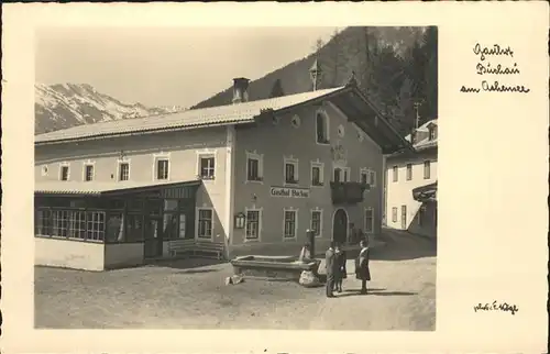 Achensee Gasthof Buchau Kat. Eben am Achensee