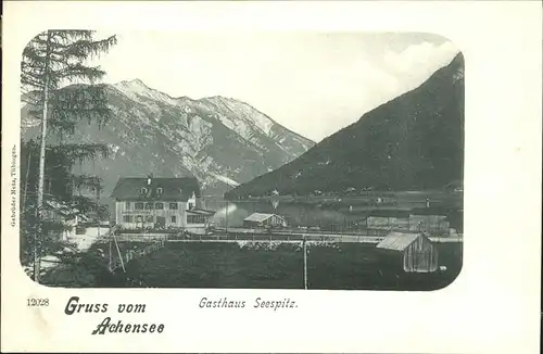 Achensee Gasthaus Seespitz Kat. Eben am Achensee