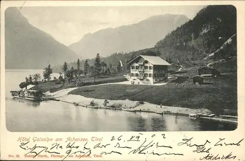 Achensee Hotel Gaisalpe Kat. Eben am Achensee